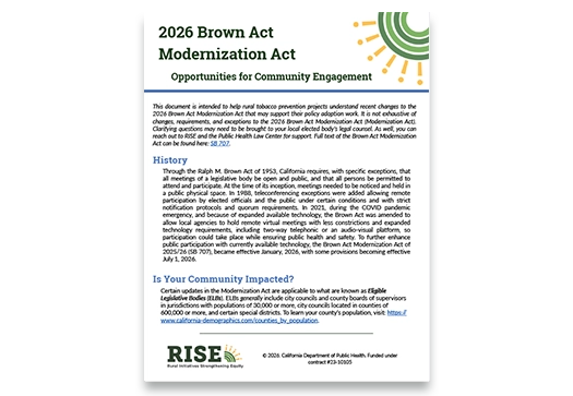 2026 Brown Act Modernization Act